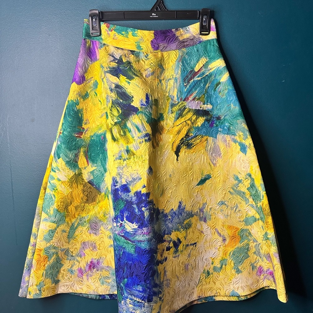 H&M Colorful A-Line Skirt